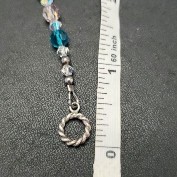 *Sale* Multi colored crystal bracelet - Picture 9 of 12